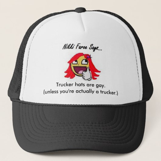 Trucker petten. trucker pet (Voorkant)
