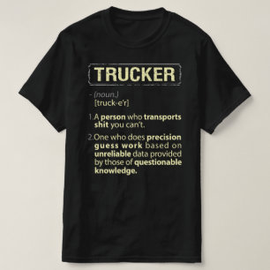 Trucker Real American Definition T-shirt