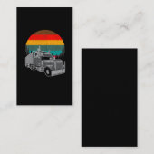  Trucker Retro Sunset Visitekaartje (Voorkant / Achterkant)