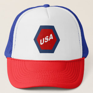 TRUCKER RODE BLANC USA SPORT PET