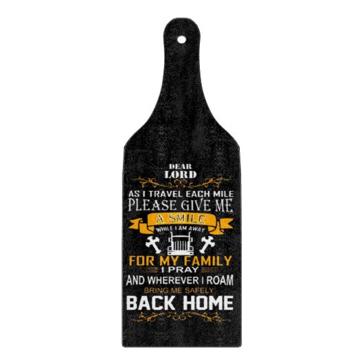 Trucker Snijplank (Voorkant)