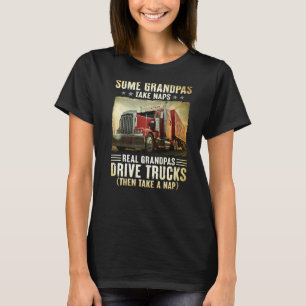 Trucker sommige opa's nemen de echte opa-drive t-shirt