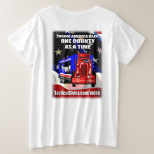 Trucker TacticalCivics.com pour femmes plus de tai