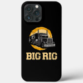 Trucker Truck Driver  Big Rig Case-Mate iPhone Case (Achterkant)