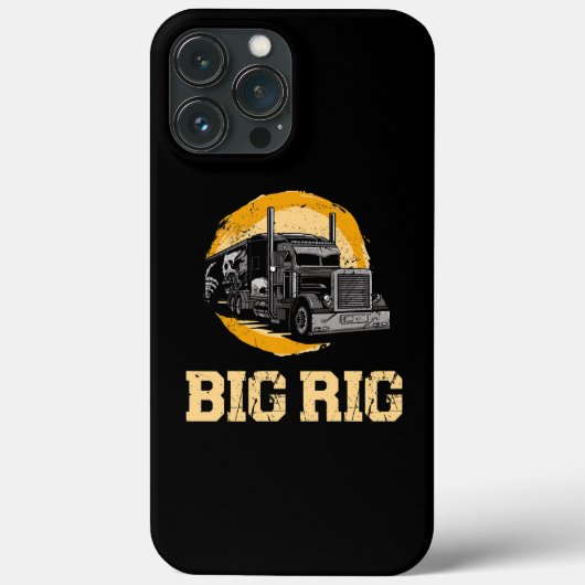 Trucker Truck Driver Big Rig Case-Mate iPhone Case (Achterkant)