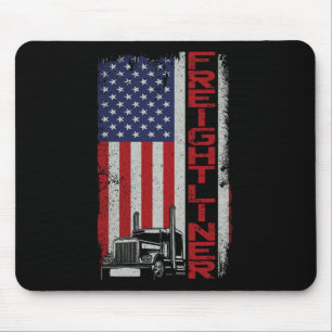 Trucker Truck Driver Halloween Pun Verenigde Stat Muismat