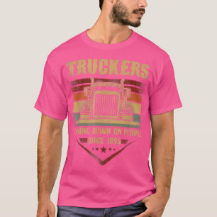 Trucker Truck Driver Retro Truckers Lookin T-shirt