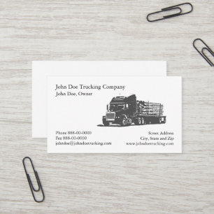 Trucker Trucking Visitekaartje