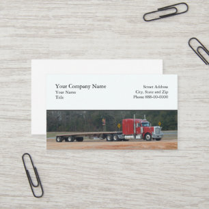 Trucker Trucking Visitekaartje