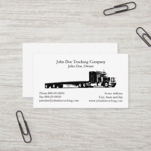 Trucker Trucking Visitekaartje