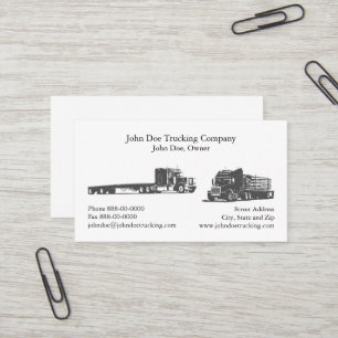 Trucker Trucking Visitekaartje