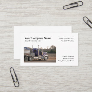 Trucker Trucking Visitekaartje