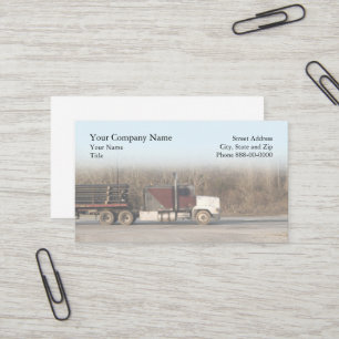 Trucker Trucking Visitekaartje