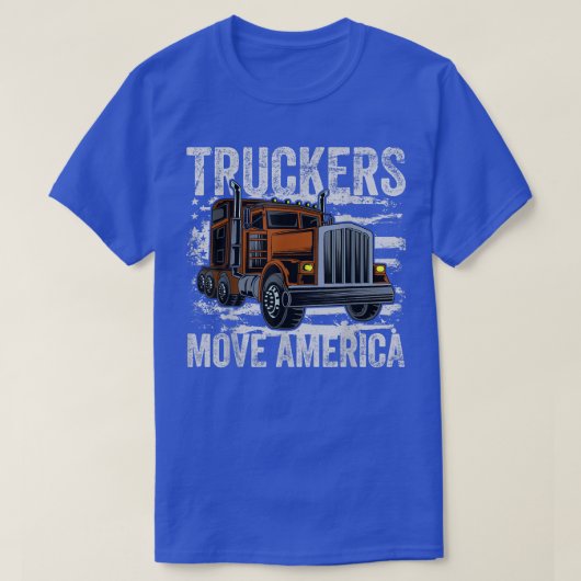 Trucker Trucks Driver  T-shirt (Design voorkant)