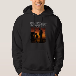 Trucker Vader Zoon Bond Familie Weg Liefde Design Hoodie