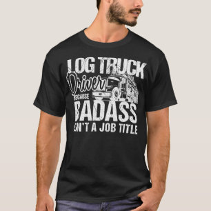 Trucker voor registratie van vrachtwagenchauffeur  t-shirt