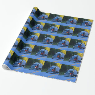 Truckers, Big Rig Cargo Truck Art Cadeaupapier