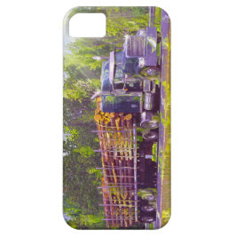 Truckers Big Rig Logging Truck iPhone Case