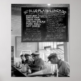 Trucker's Cafe, 1940.  foto Poster