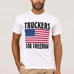 TRUCKERS FOR FREEDOM USA T-SHIRTS