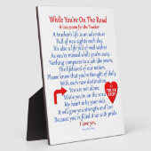 Trucker's Love Poem Fotoplaat (Zijkant)