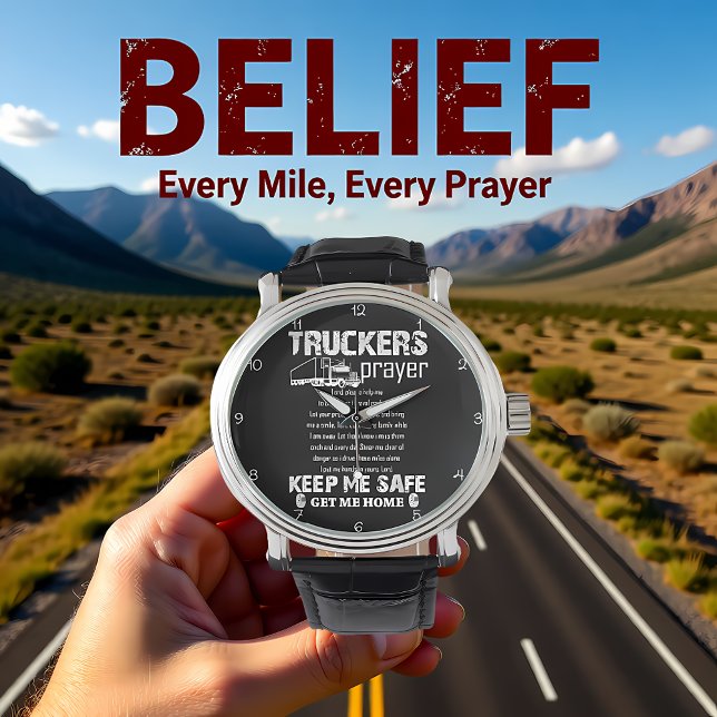 Trucker's Prayer: Keep Me Safe Horloge (Creator heeft geüpload)