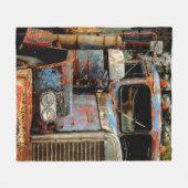 Truckers sterven nooit fleece deken (Voorkant (Horizontaal))