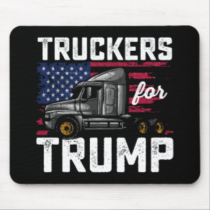 Truckers Voor Trump Presidentiële Verkiezing Vinta Muismat