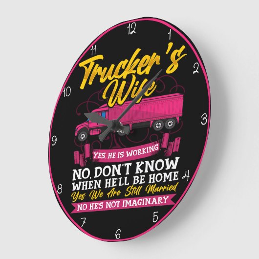 Trucker's vrouw: Ja, hij werkt Grote Klok (Hoek)