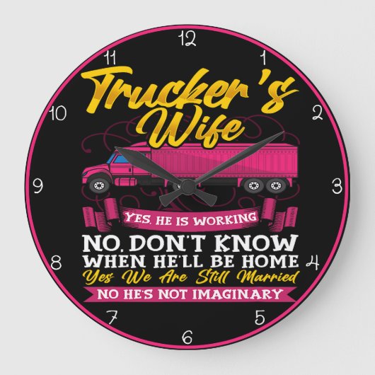 Trucker's vrouw: Ja, hij werkt Grote Klok (Voorkant)