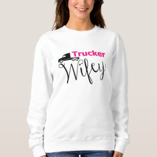 Truckers Vrouw Vrachtwagenchauffeur Truckers Liefd Trui