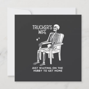 Trucker's vrouw wacht gewoon op de Hubby te krijge Kaart