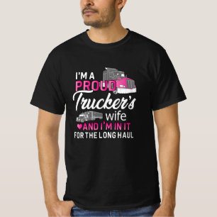 Truckers Wife Truck Driver Truckers Girl Gift Idee T-shirt