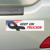 Truckin Bumpersticker (Op auto)