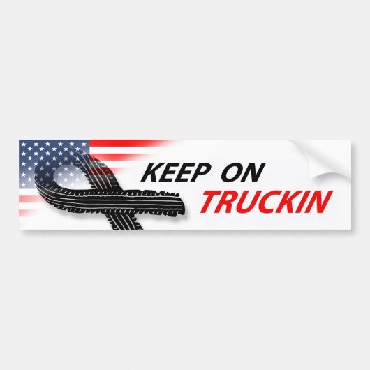 Truckin Bumpersticker (Voorkant)