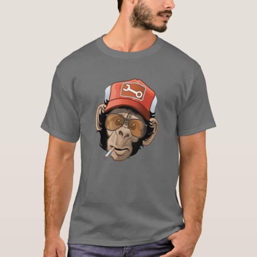 Truckin' Chimp T-shirt (Voorkant)