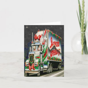 Truckin Santa - Note Kaart