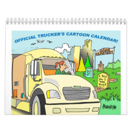 TRUCKING CARTOON CALENDAR KALENDER