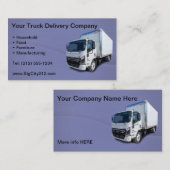 Trucking Delivery Visitekaartje (Voorkant / Achterkant)