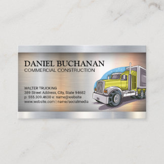 Trucking Illustration | Driver Transport Visitekaartje