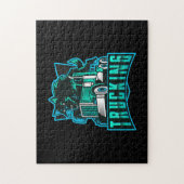 Trucking Transport puzzle puzzle (Vertical)