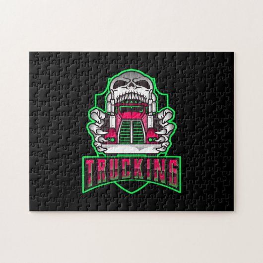 Trucking Transport puzzle puzzle (Horizontal)