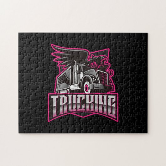 Trucking Transport puzzle puzzle (Horizontal)