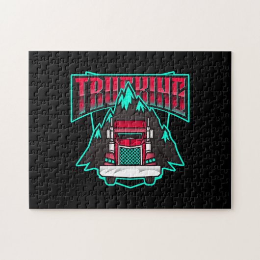 Trucking Transport puzzle puzzle (Horizontal)