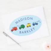 Trucks Boy's Schattige Kind Envelope Seal Stickers (Envelop)