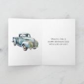 Trucks Dad Birthday Kaart (Binnen)