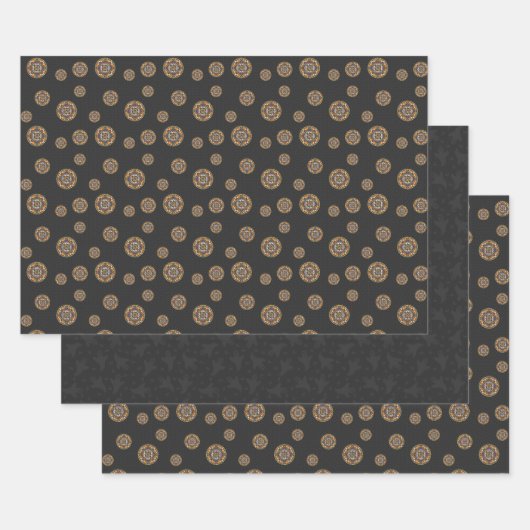Trucs et traitements Mandala Wrapping Papier Set (Lot)