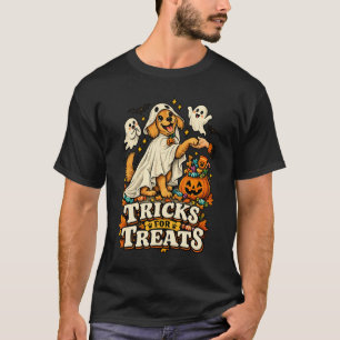 Trucs voor snoepjes Mopshond Grappige Hond Hallowe T-shirt