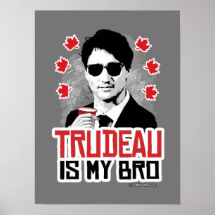 Trudeau is mijn Bro Poster