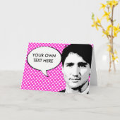 Trudeau Kaart (Gele Bloem)